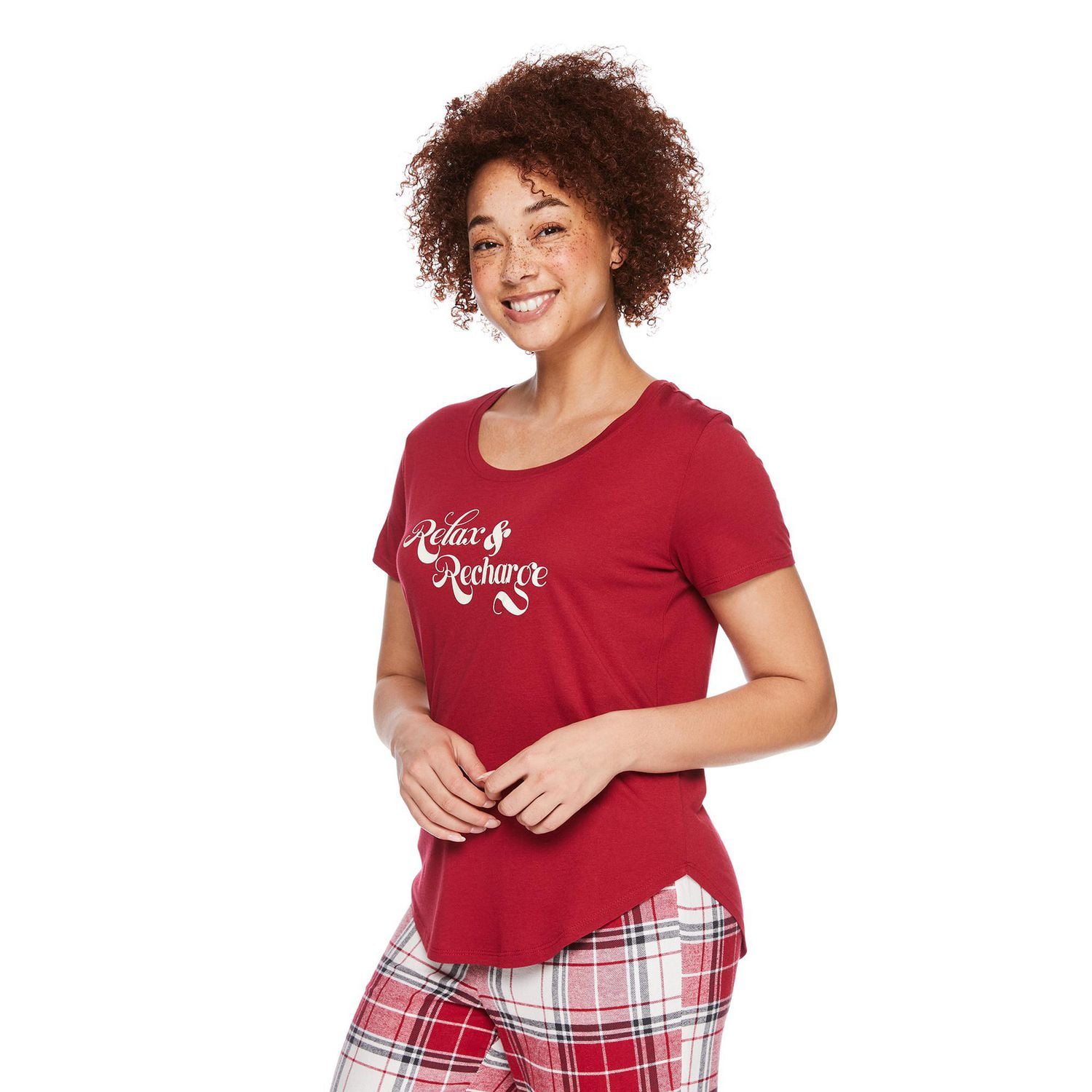 T-shirt de nuit à encolure dégagée George pour femmes