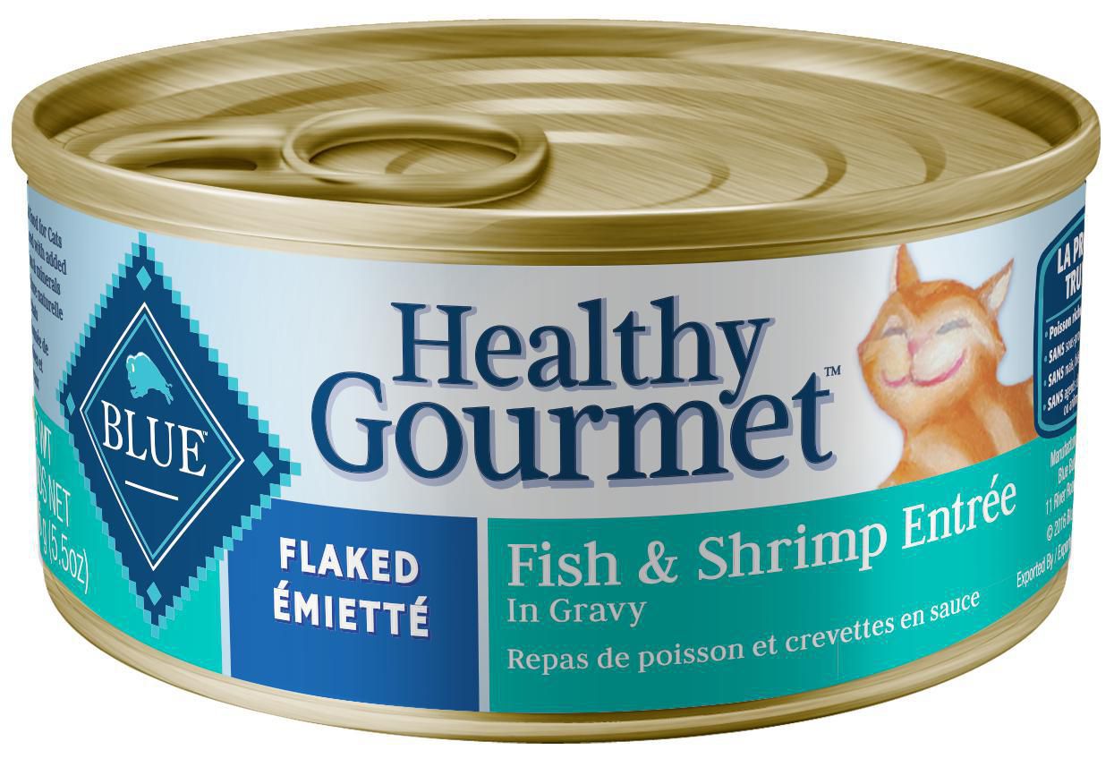 BLUE Healthy Gourmet Flaked Fish & Shrimp Entrée Wet Cat Food Walmart