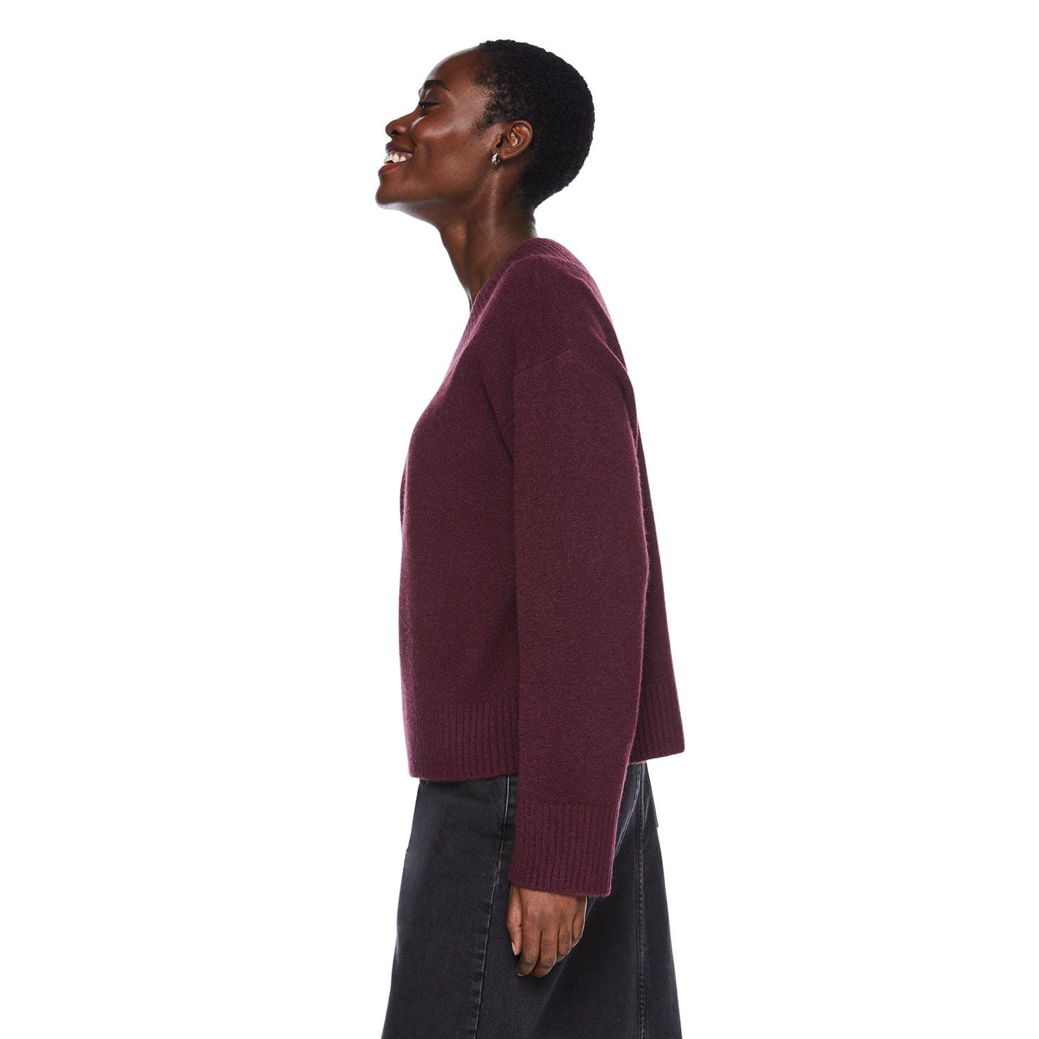 Chandail à encolure en V George pour femmes