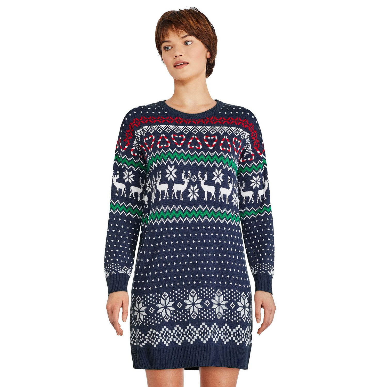 George Women's Christmas Sweater Dress