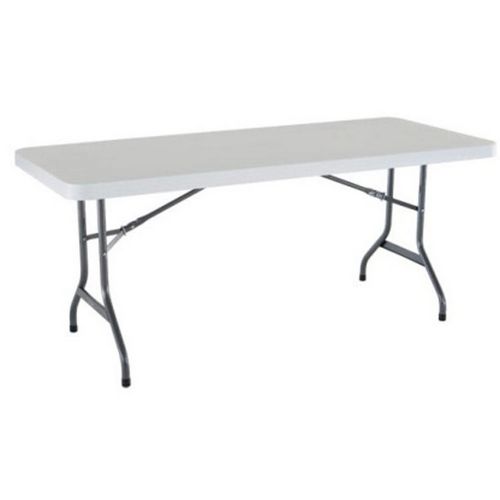 Lifetime 6 Foot Commercial Folding, Lifetime Tables Weight Capacity