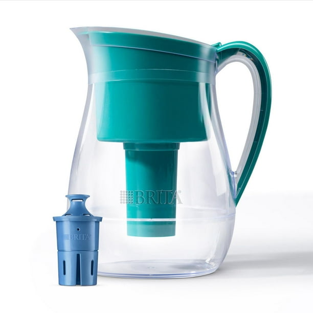 Système de filtration d’eau en pichet Brita®, modèle Monterey vert de 10 tasses avec 1 filtre LONGLAST+MC de Brita®