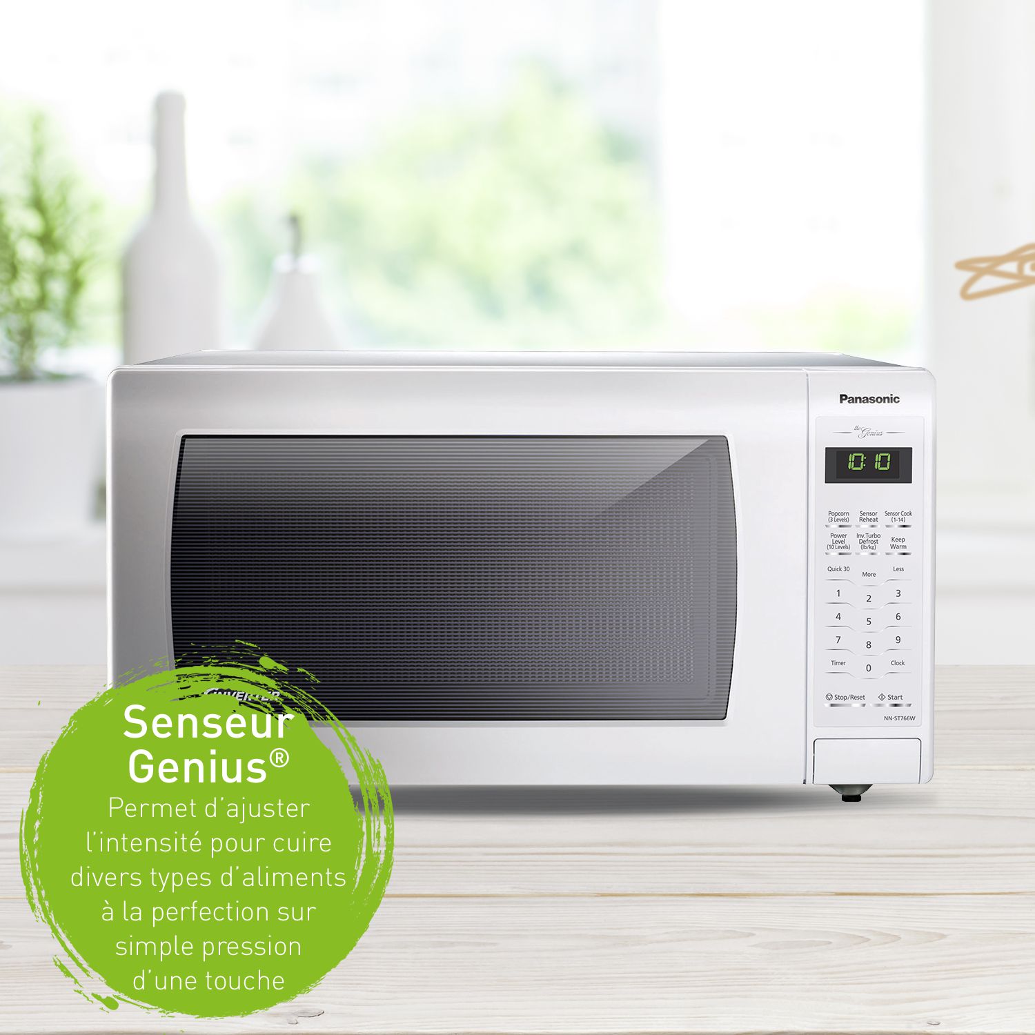 Panasonic 2.2 cu.ft. with Genius and Inverter Technology 