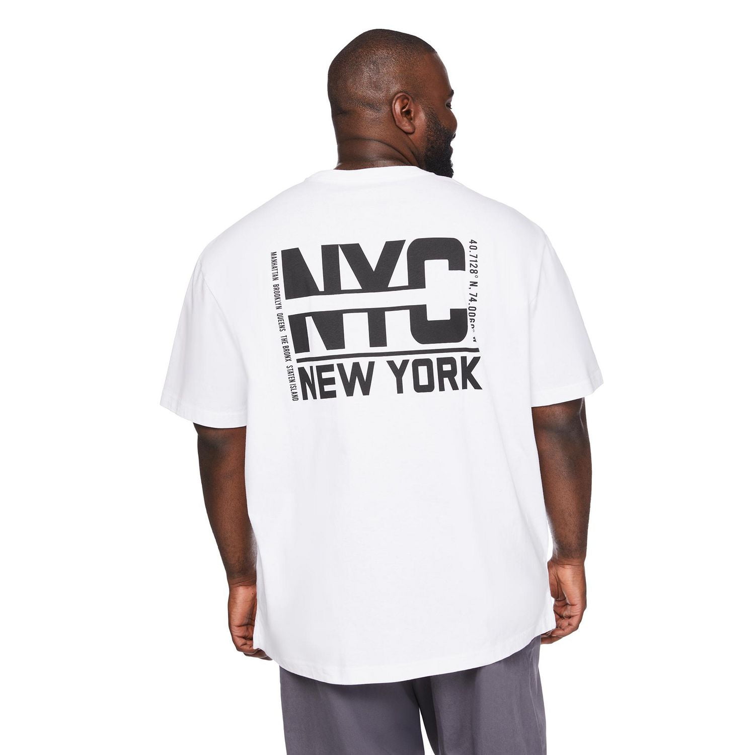 T-shirt surdimensionné en jersey George Plus pour hommes