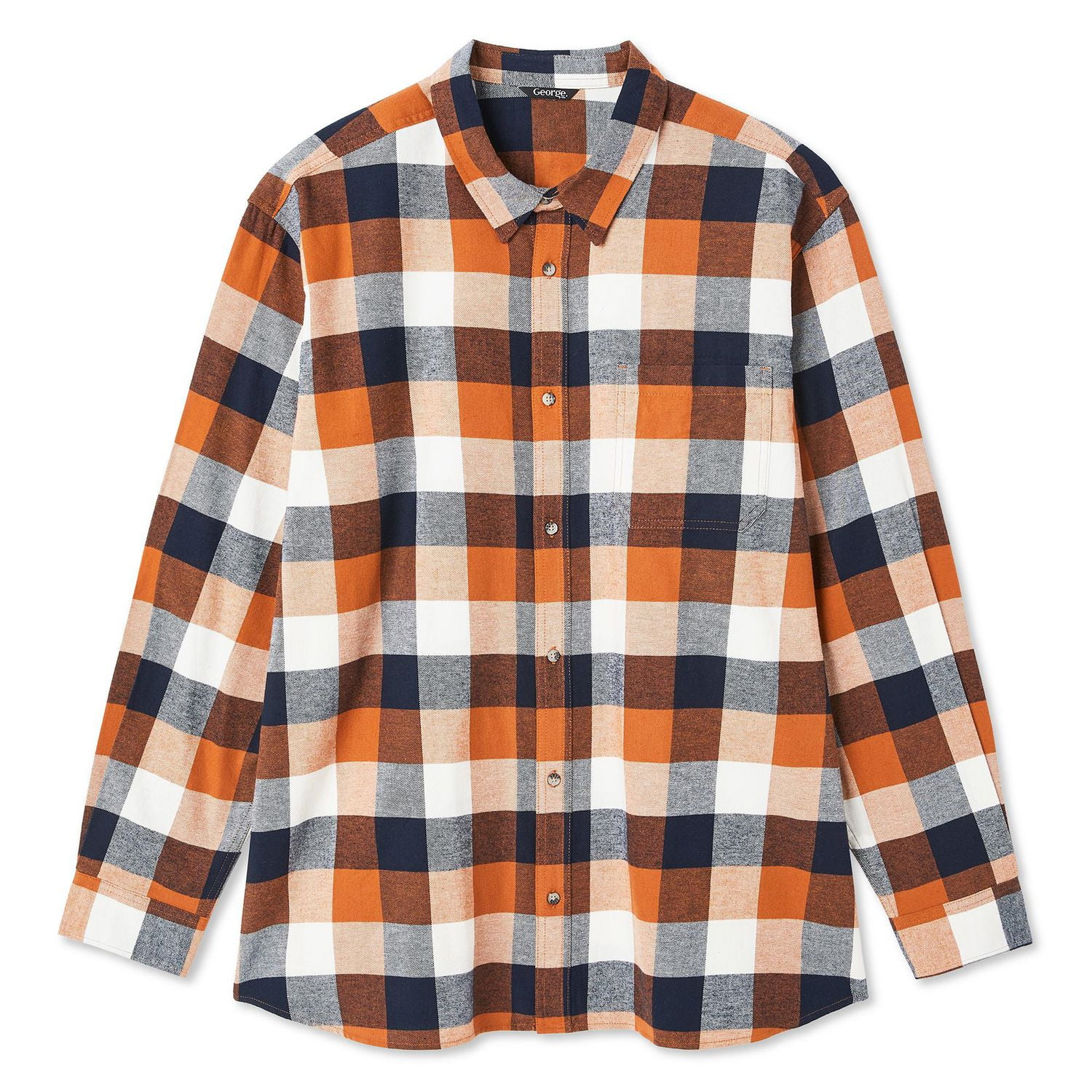 Chemise en flanelle George Plus pour hommes