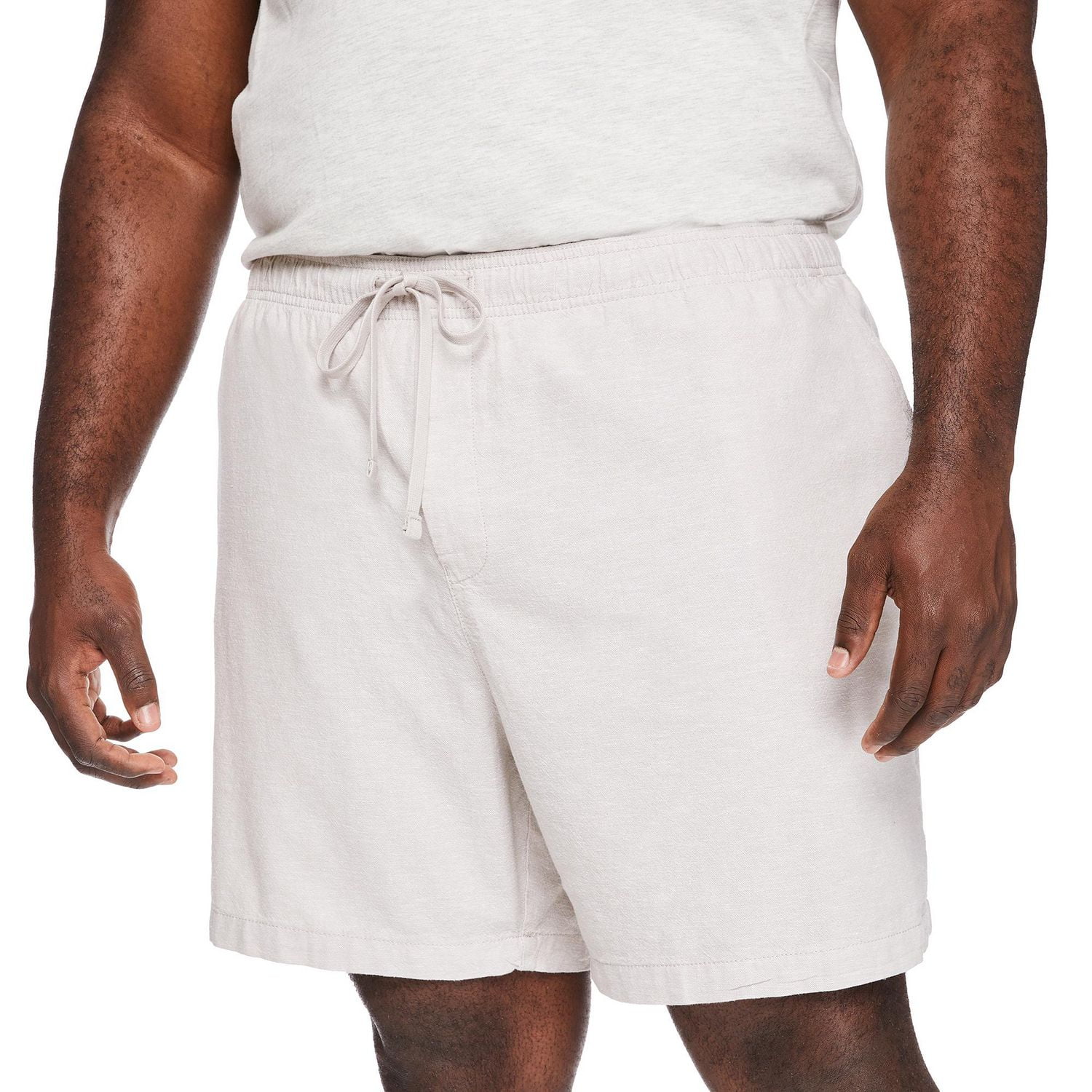 Short de rugby en mélange de lin George Plus pour hommes