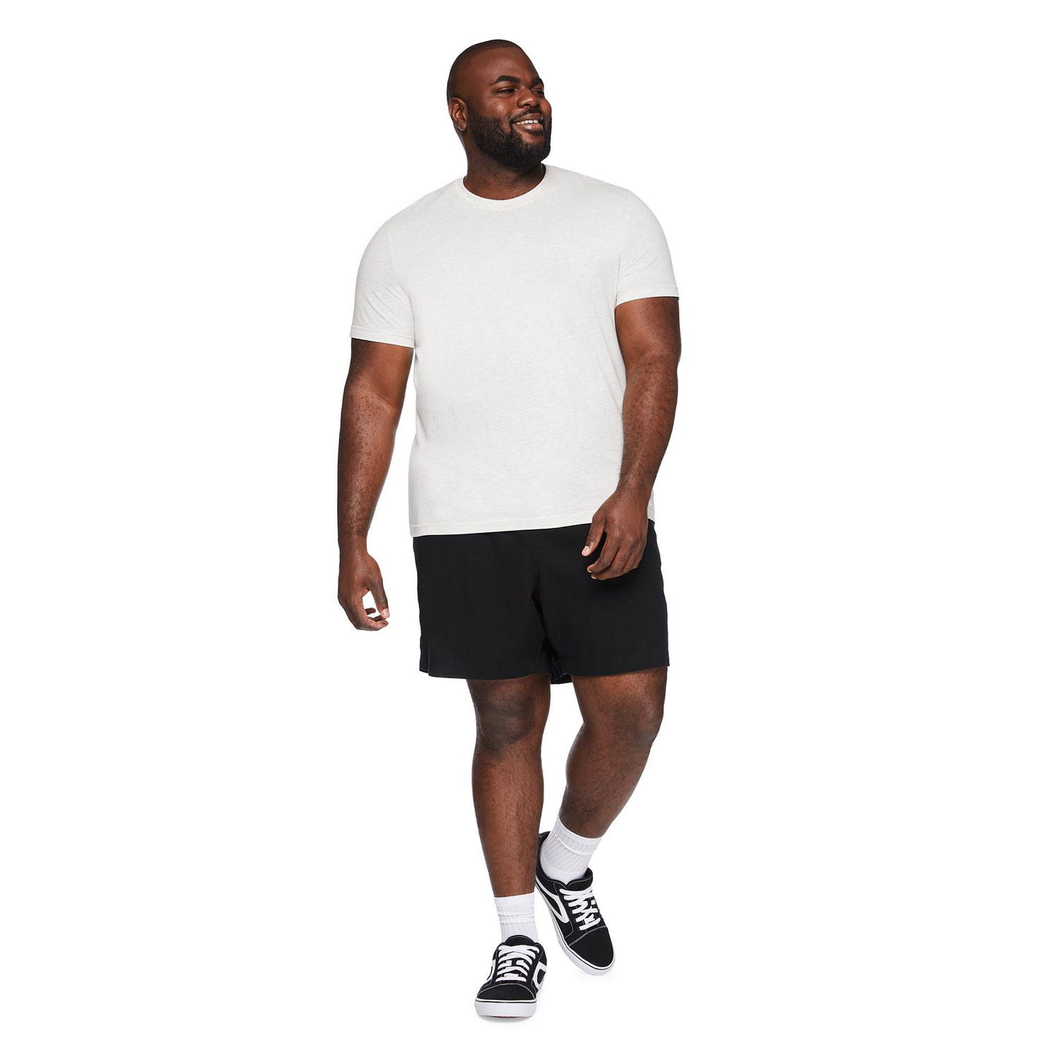 George Big Men's Linen-Blend Rugger Short