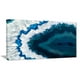Tableau sur toile imprimée Design Art Geode Bleu Brazilien abstrait – image 1 sur 2