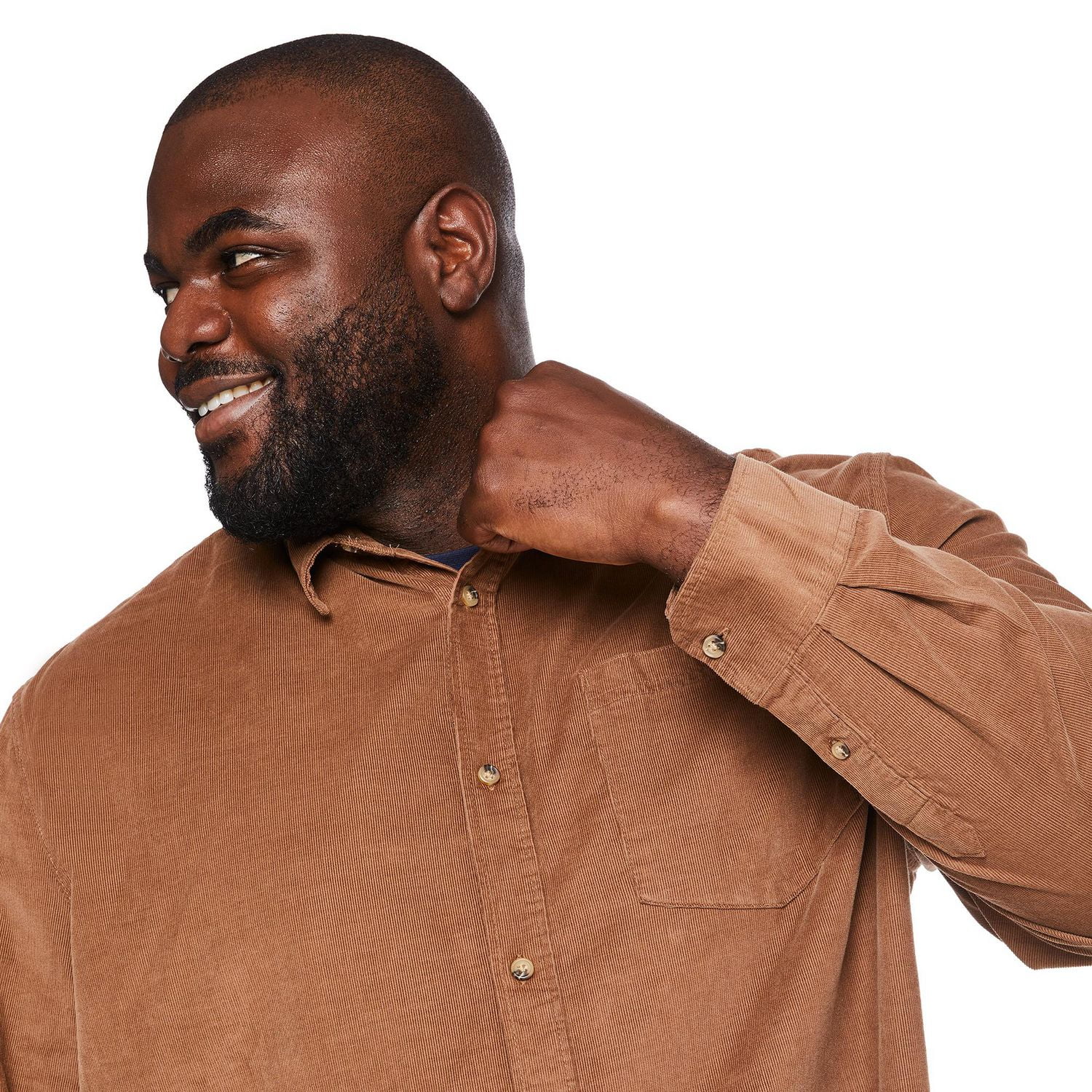 George Big Men's Corduroy Shirt