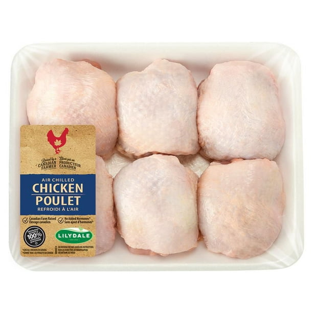 Cuisses de poulet fraîches, Poids variables, 0,62 - 1,04 kg