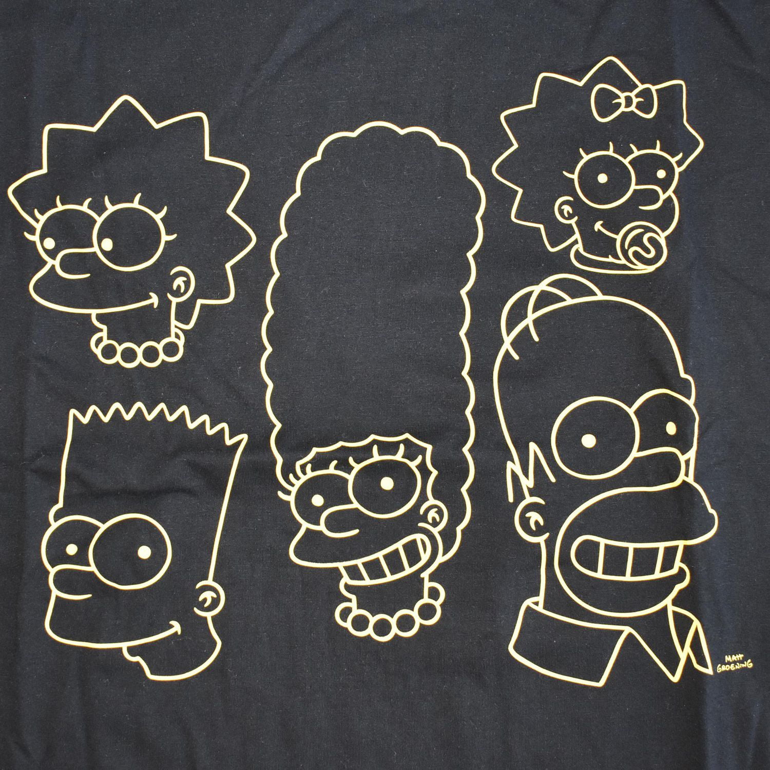 Men's The Simpsons 2 Piece Outlines Sleepwear Set