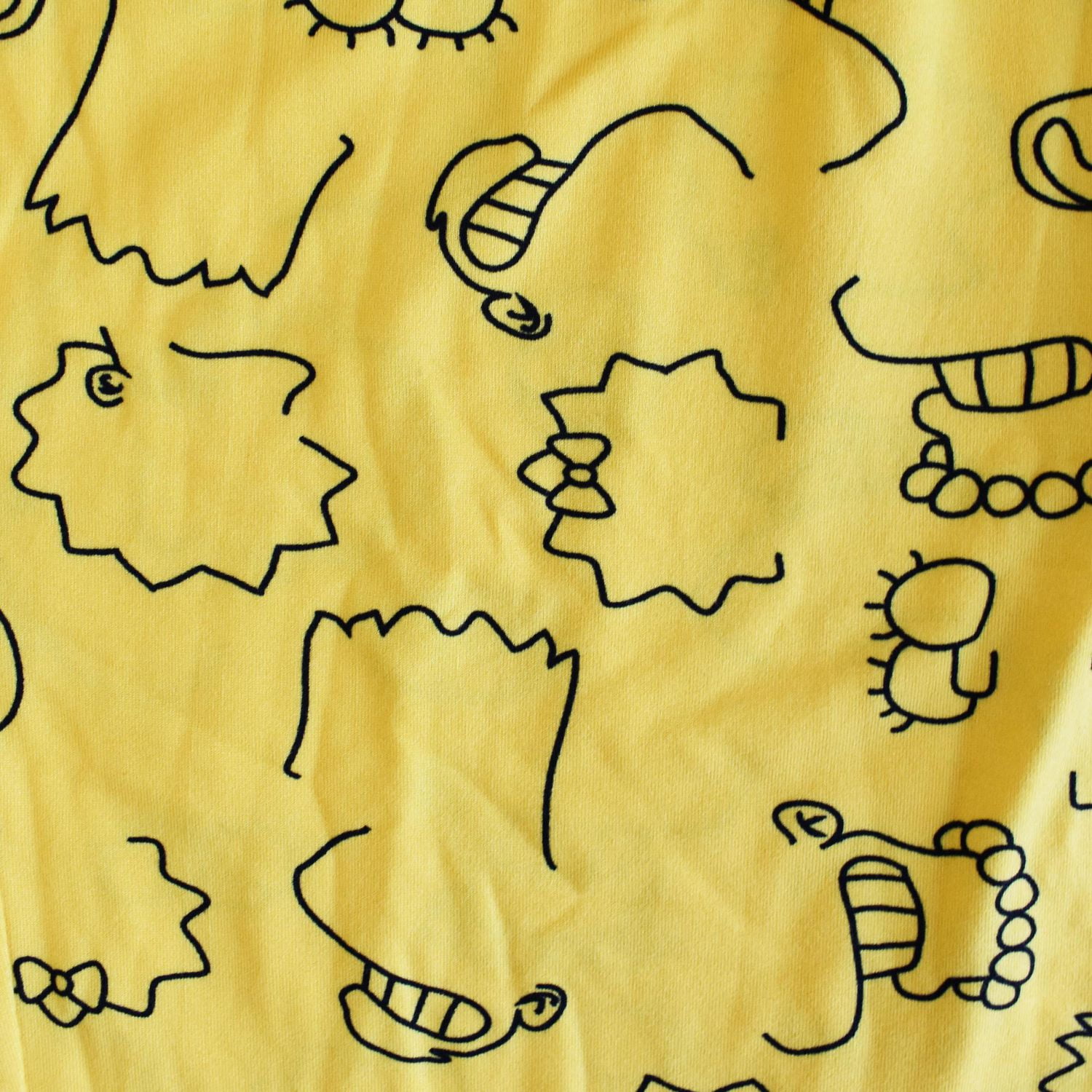 Men's The Simpsons 2 Piece Outlines Sleepwear Set