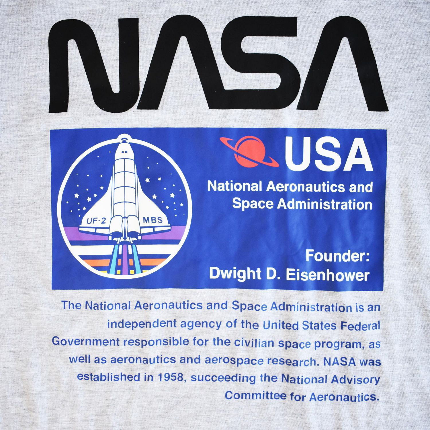 Men's NASA 2 Piece Founder Toss Sleepwear Set