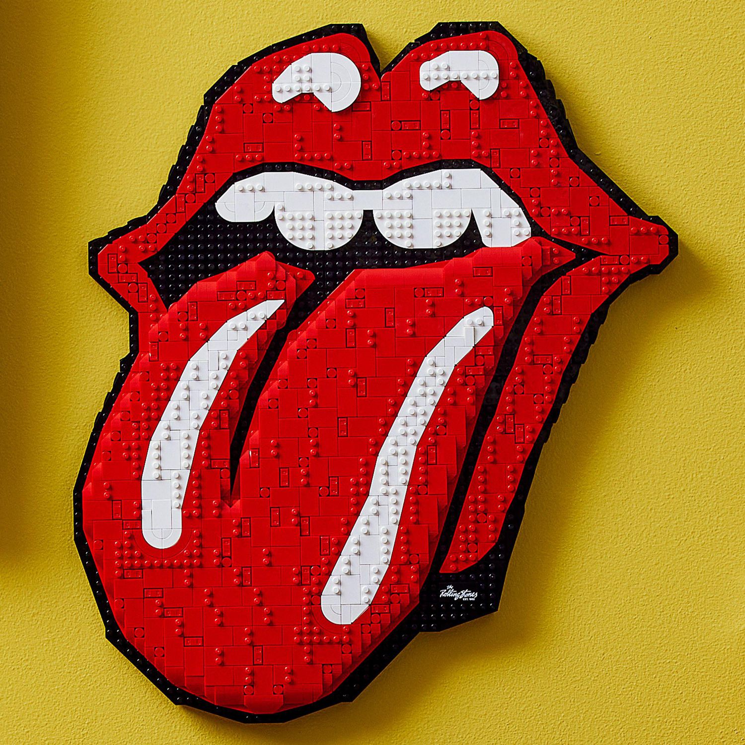 LEGO Art The Rolling Stones 31206 Logo Wall Décor Building Set for