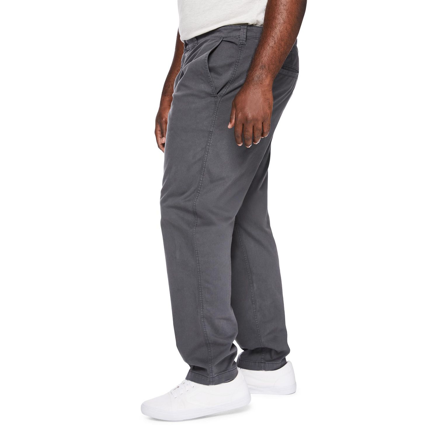 Pantalon en coutil coupe droite coton George Plus pour hommes