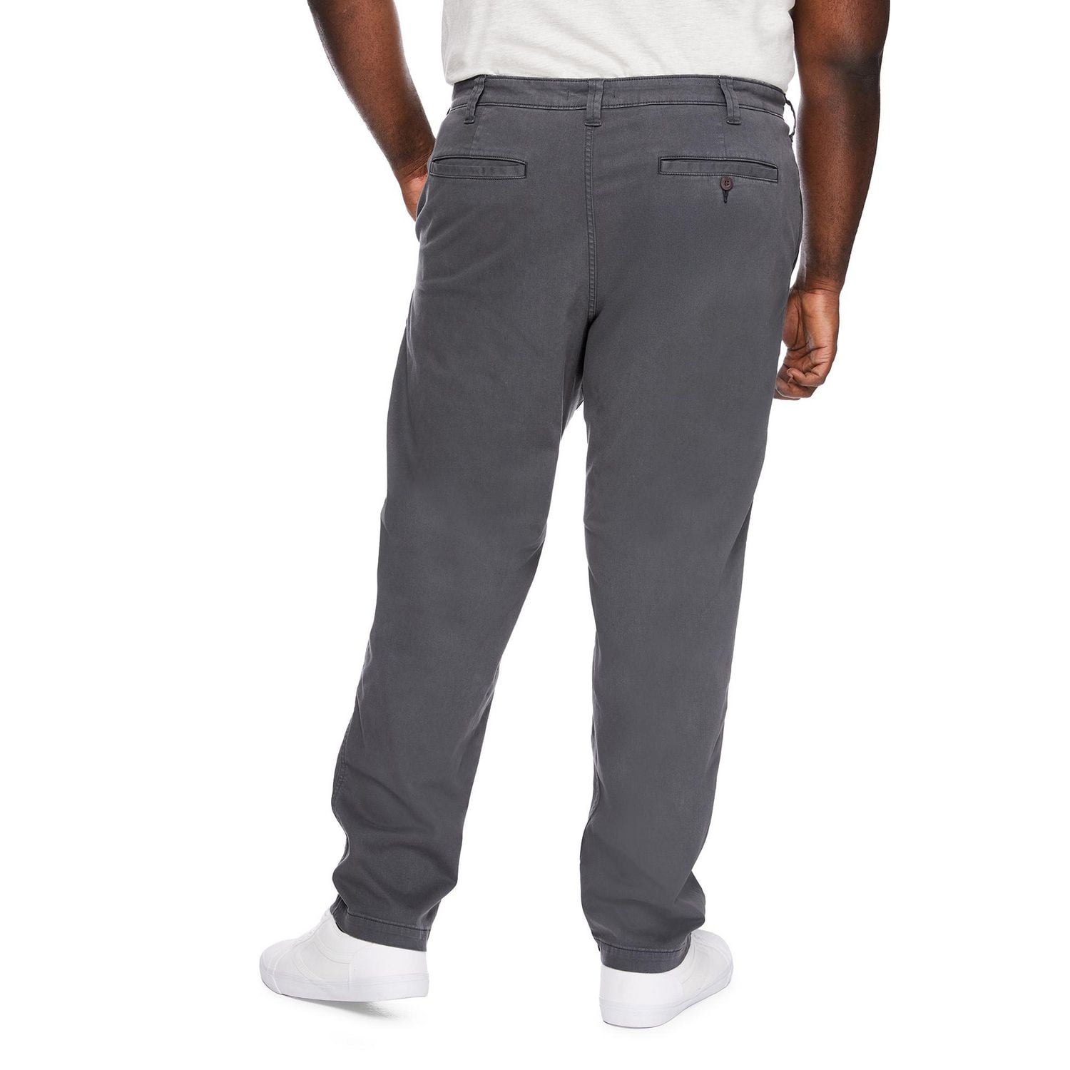 Pantalon en coutil coupe droite coton George Plus pour hommes