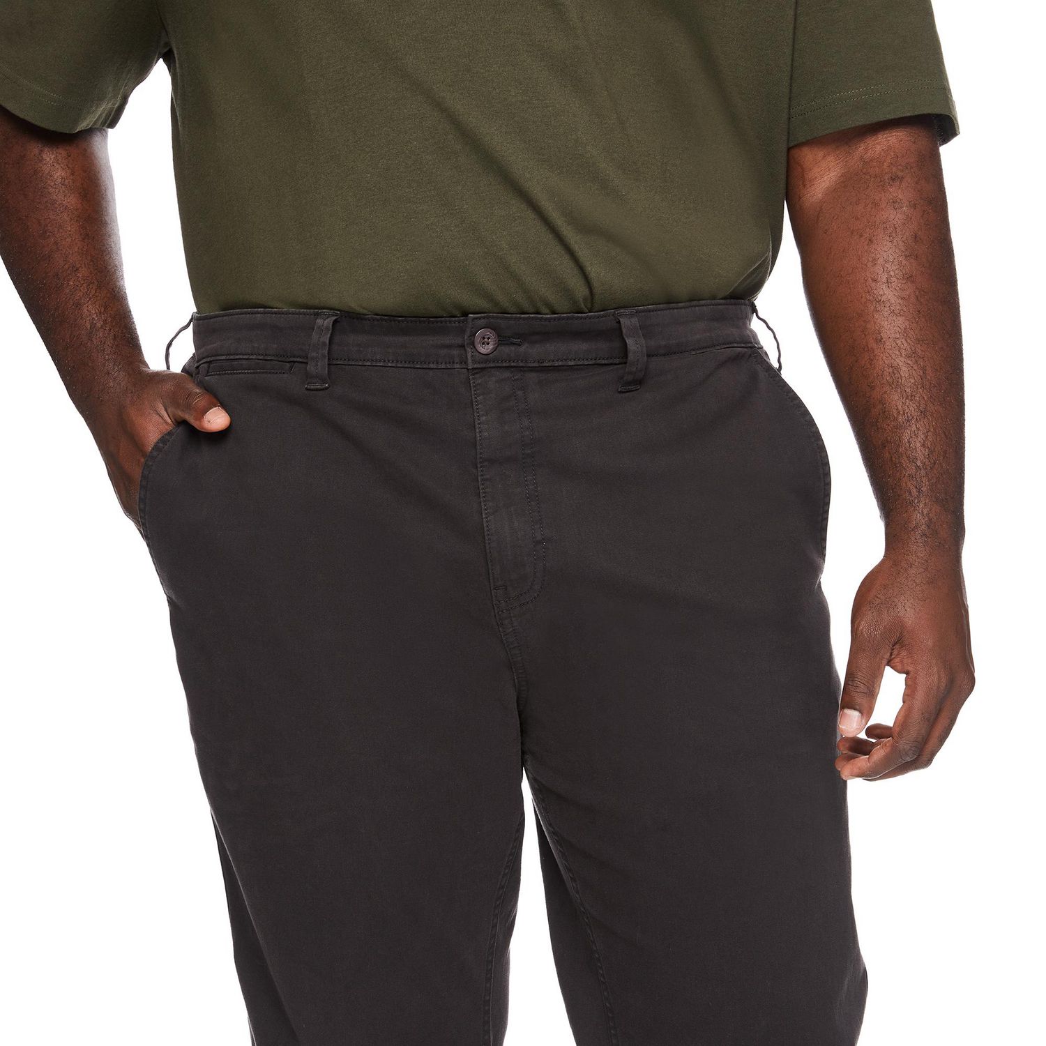 George Big Men's Slim Straight Cotton Chino Pant