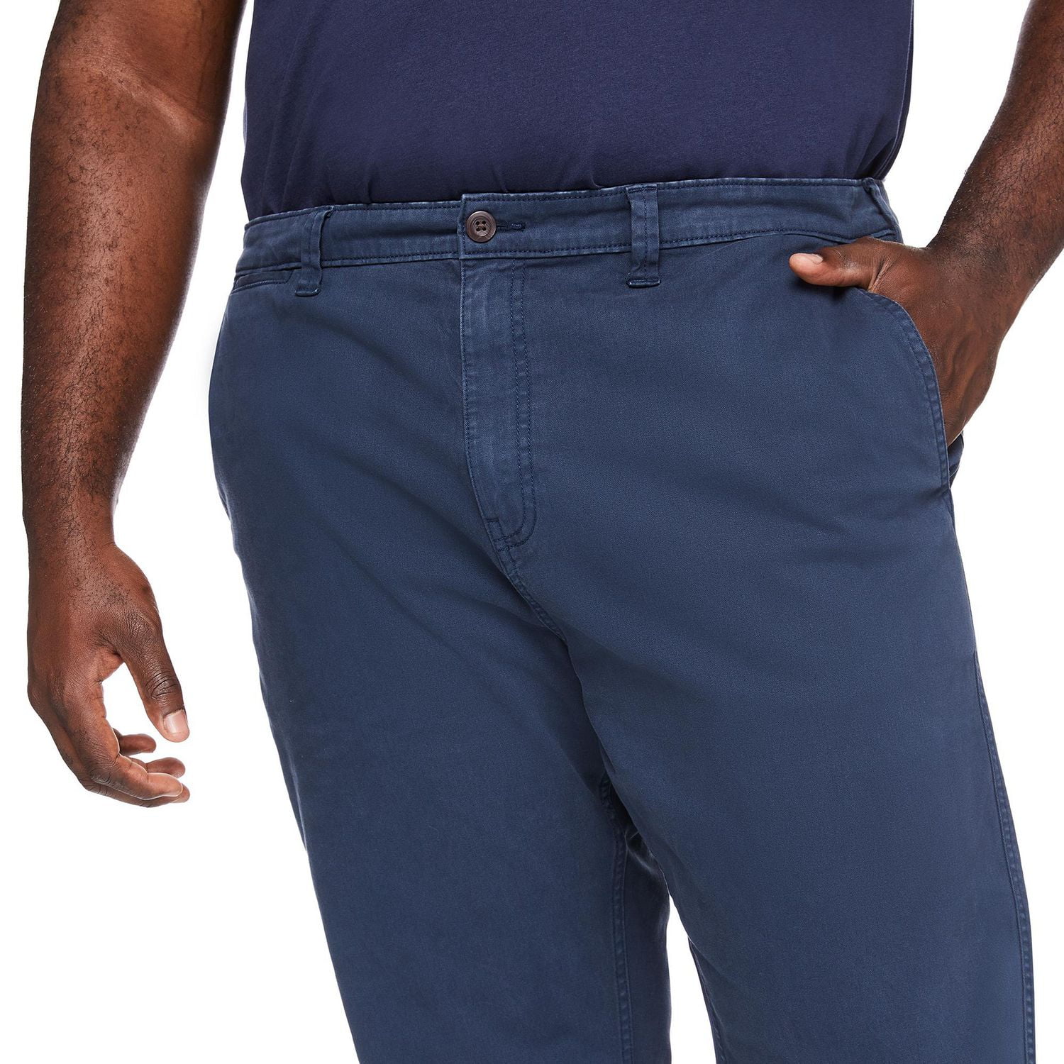 George Big Men's Slim Straight Cotton Chino Pant