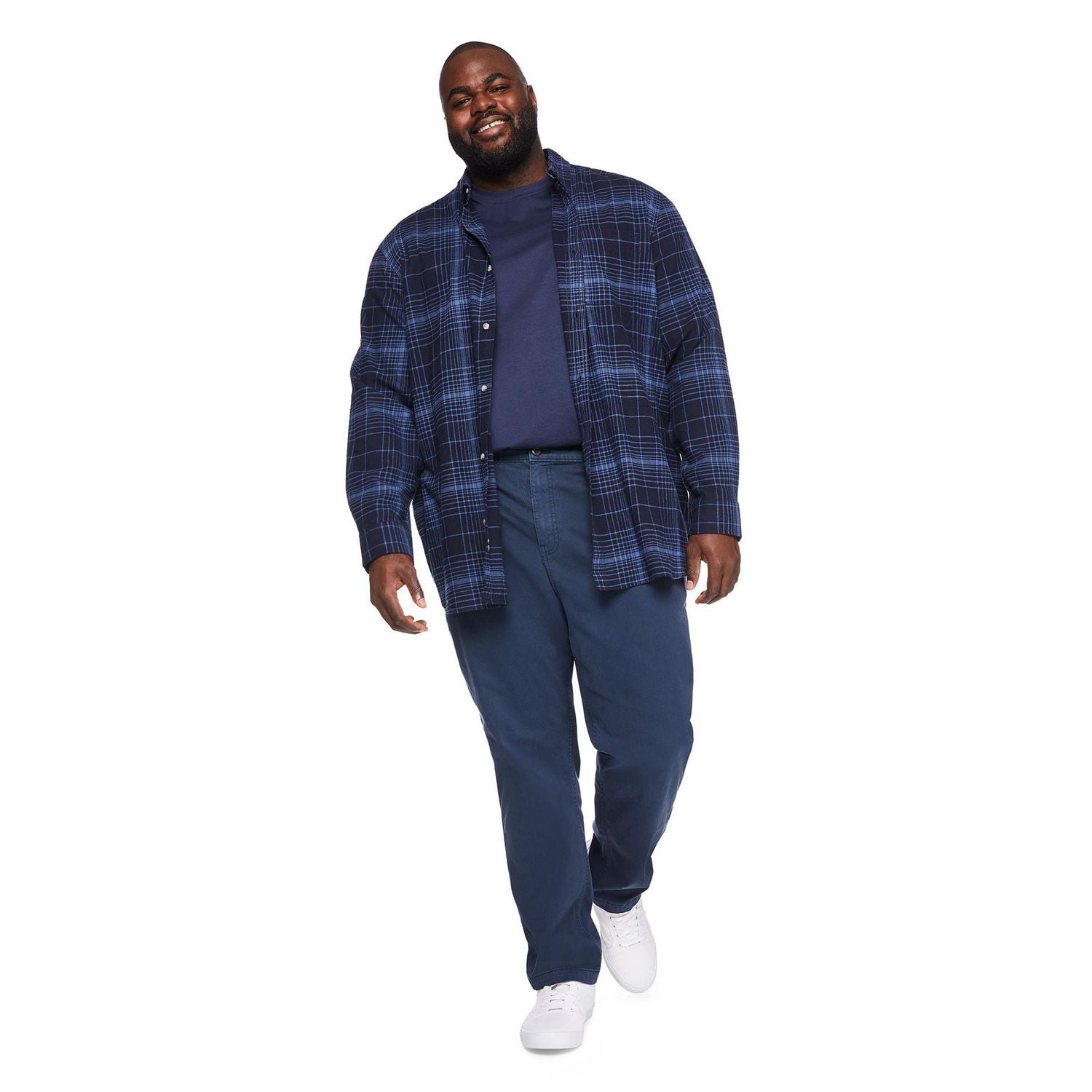 George Big Men's Slim Straight Cotton Chino Pant