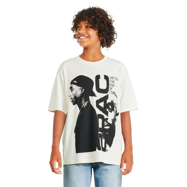 T-shirt à manches courtes Tupac pour garçons