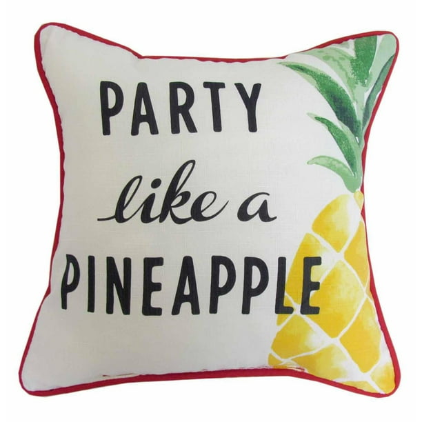 Coussin décoratif intérieur/extérieur « Party Like A Pineapple » hometrends
