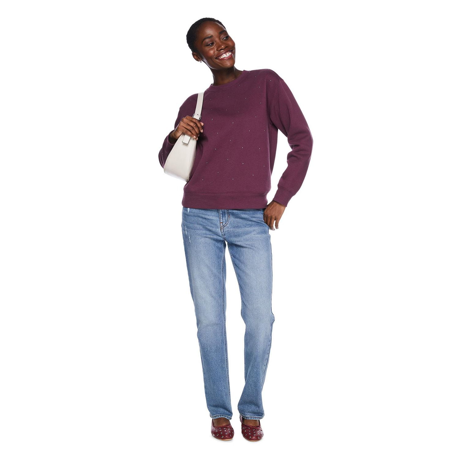 George Women's Crew Neckline Popover, Sizes XS-XXL