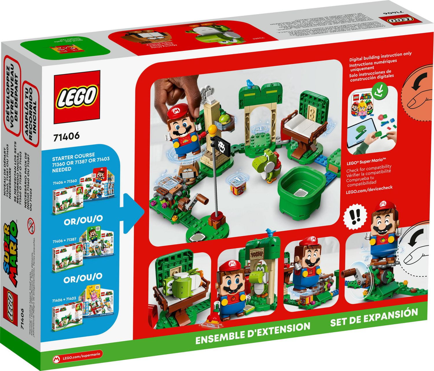 Lego mario expansion set instructions hot sale