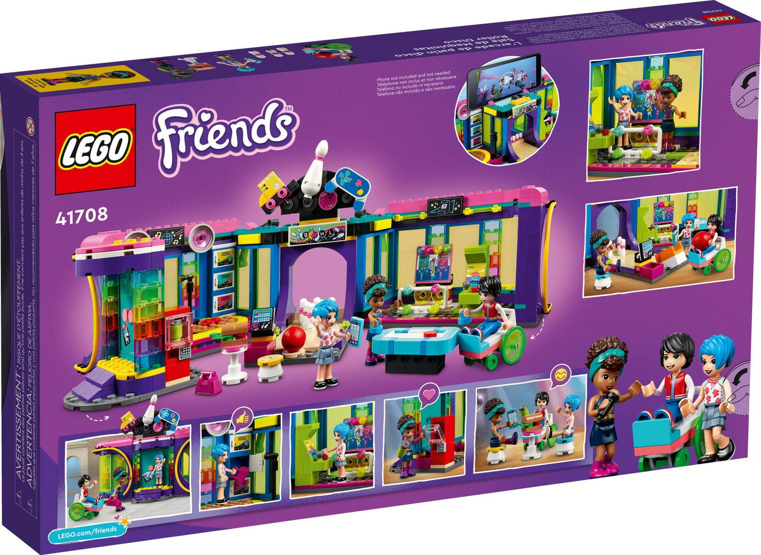 LEGO Friends Roller Disco Arcade 41708 Toy Building Kit 642