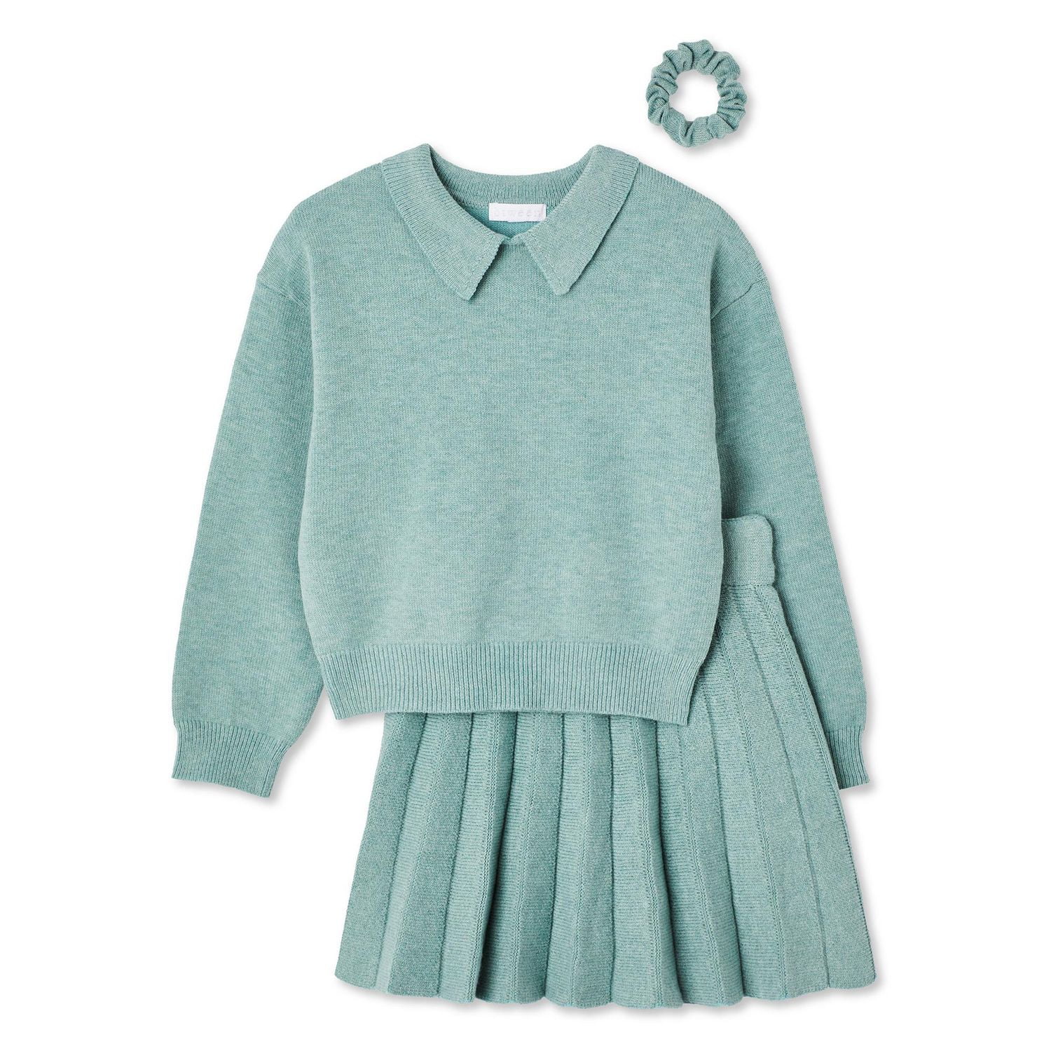 Btween Girls' Skirt 3-Piece Set, Sizes XS-XL