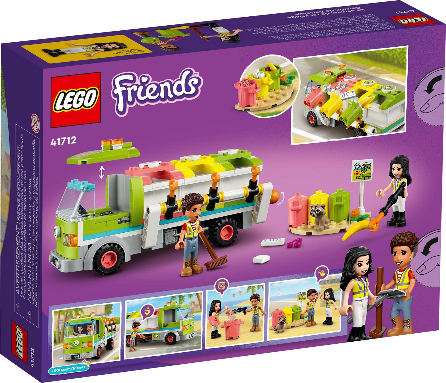 LEGO Friends Recycling Truck 41712 Toy Building Kit (259 Pieces)