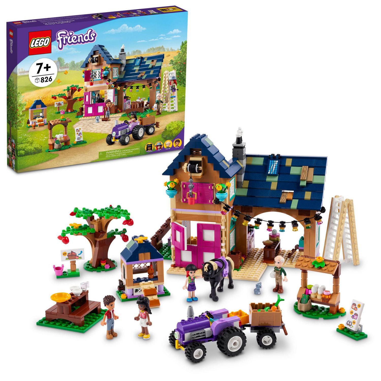 LEGO Friends Organic Farm 41721 Toy Building Kit (826 Pieces