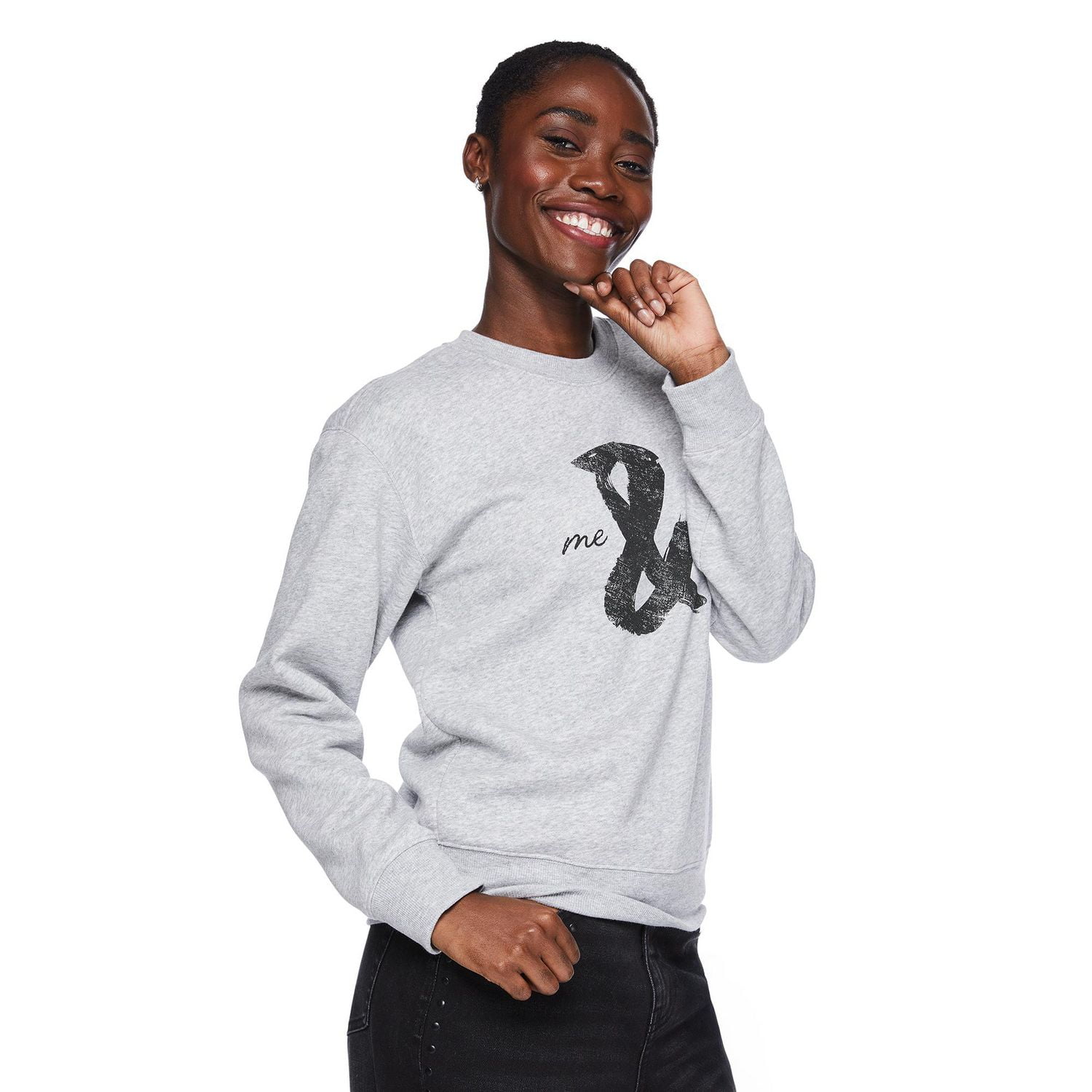 Chandail à encolure ras du cou George pour femmes Tailles TP–TTG