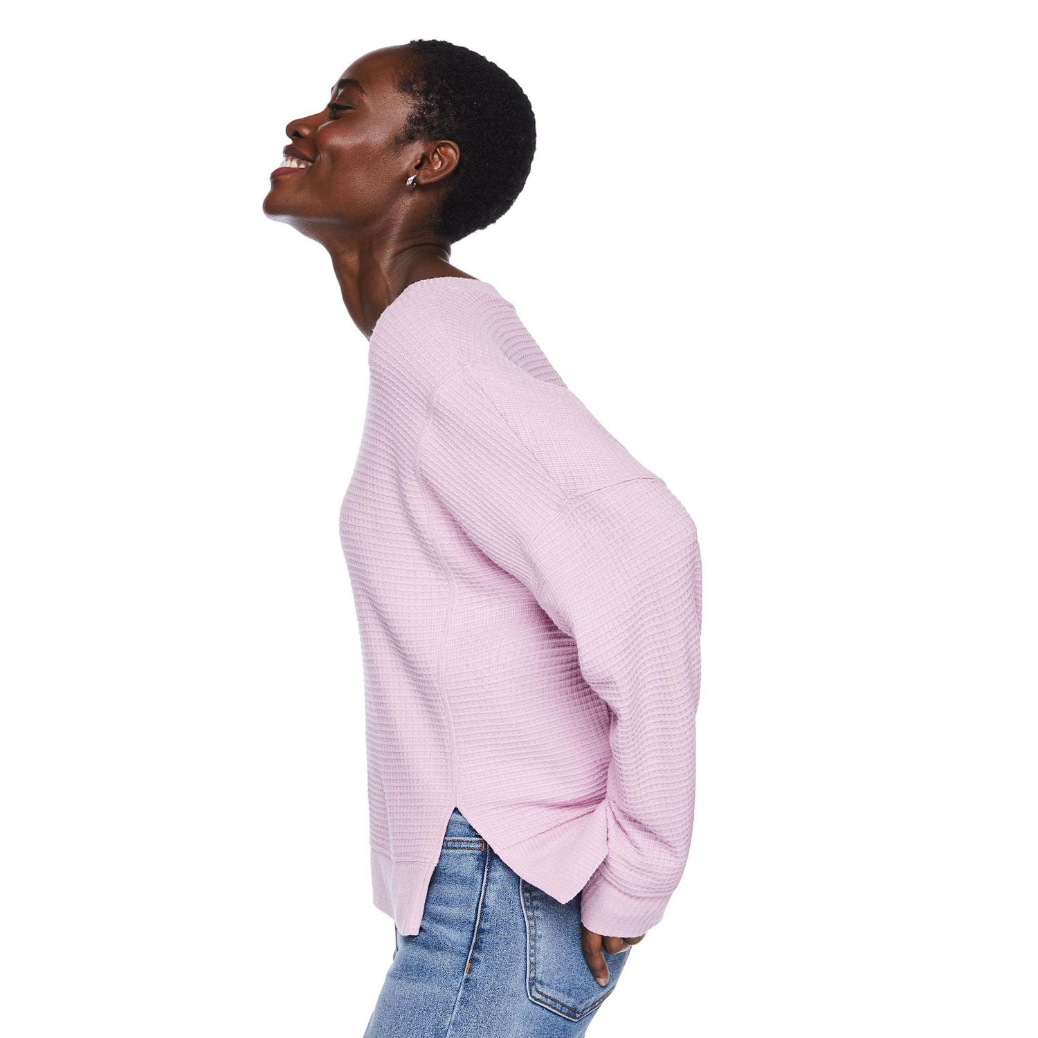 Chandail en tricot gaufré George pour femmes Tailles TP–TTG