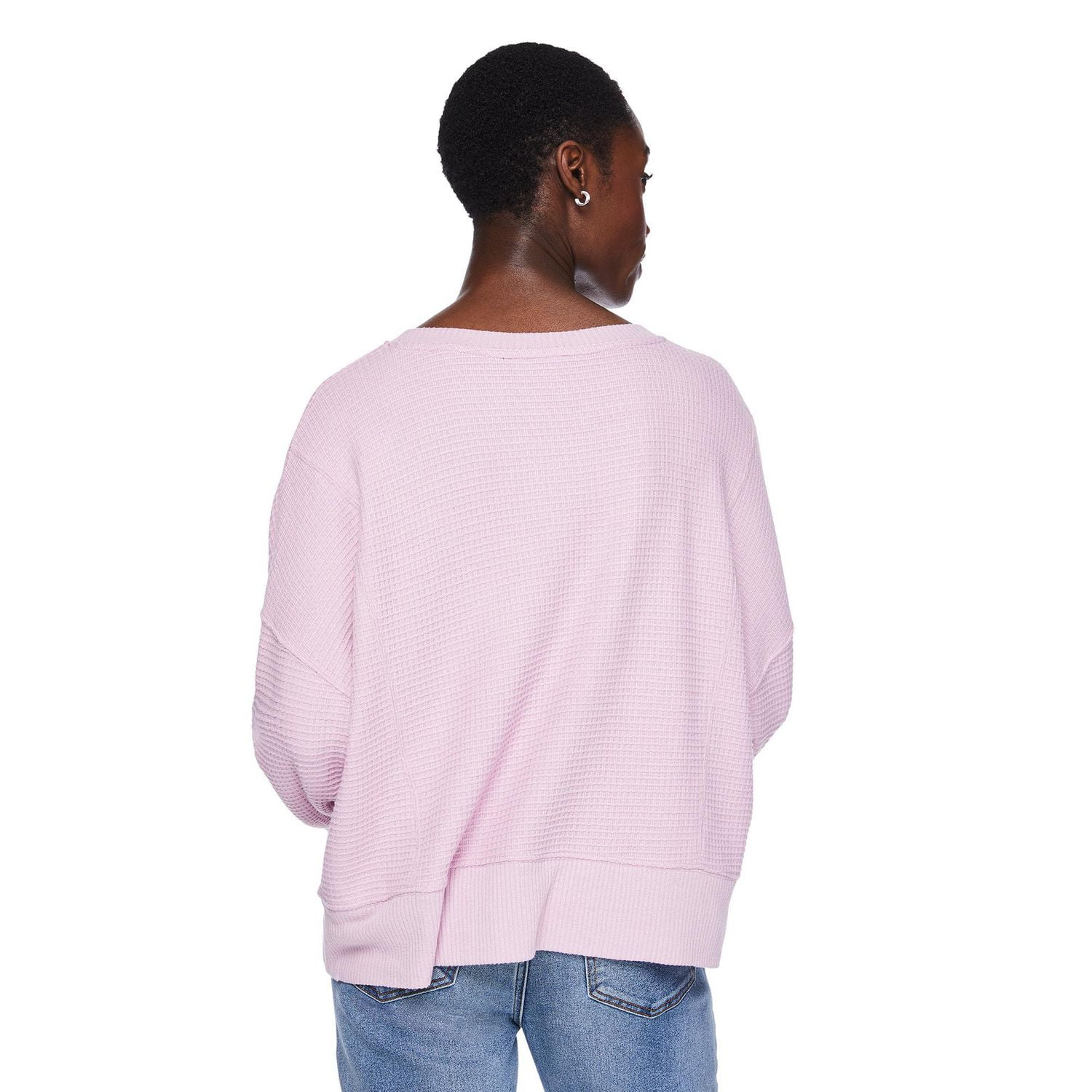 George Women's Waffle Knit Popover, Sizes XS-XXL