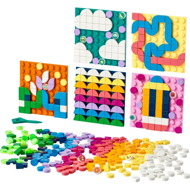 LEGO DOTS Mégaensemble de décorations adhésives 41957 Ensemble créatif de  décoration artisanale (486 pièces)