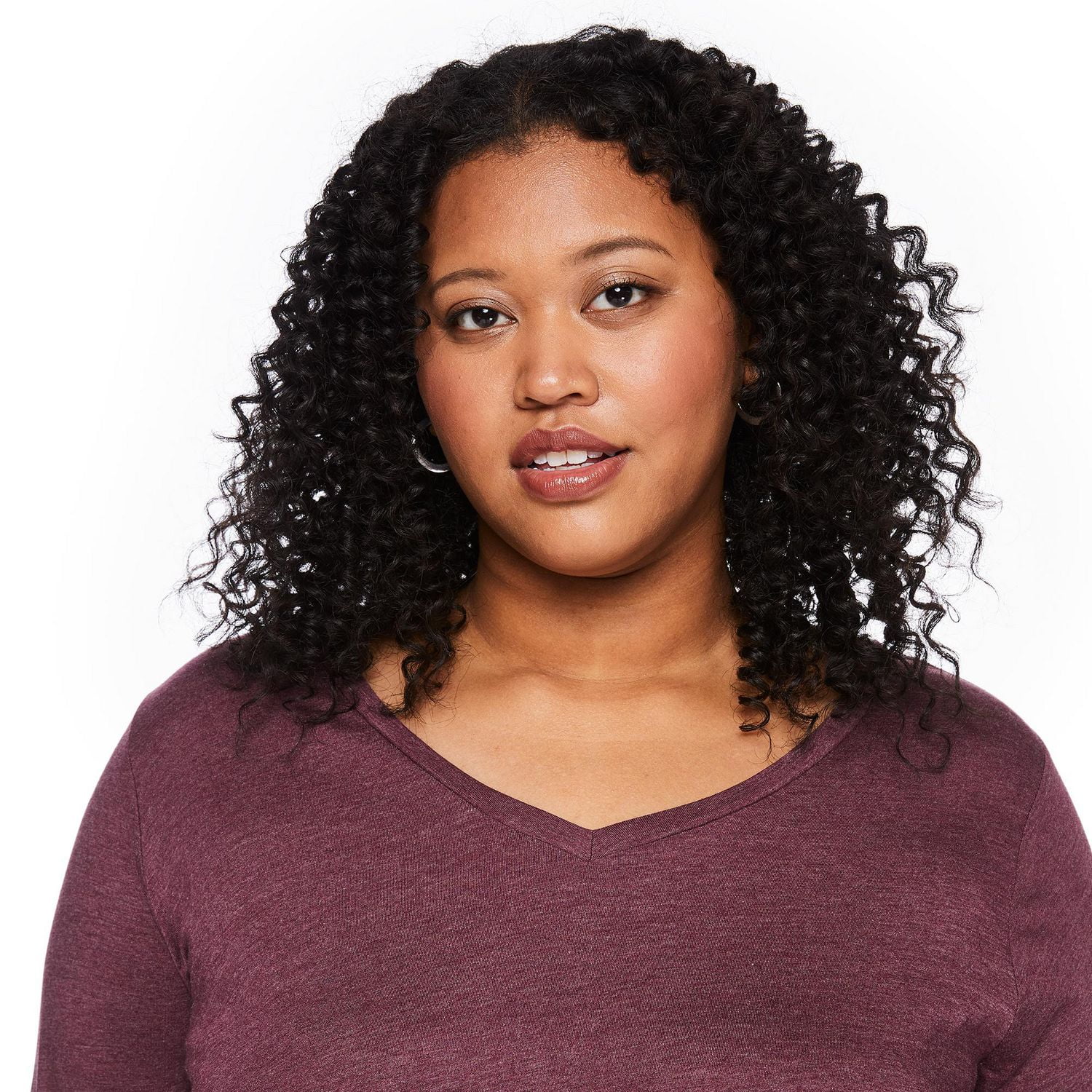 T-shirt à encolure en V George Plus pour femmes Tailles 1X-4X