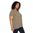 thumbnail image 2 of George Women's Plus V-Neckline Tee, 2 of 6