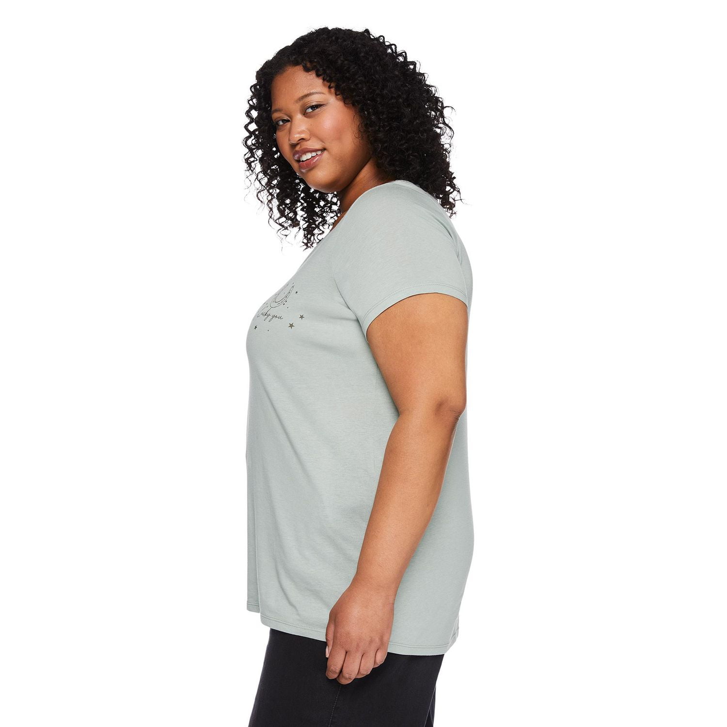 George Women's Plus V-Neckline Tee, Sizes 1X-4X