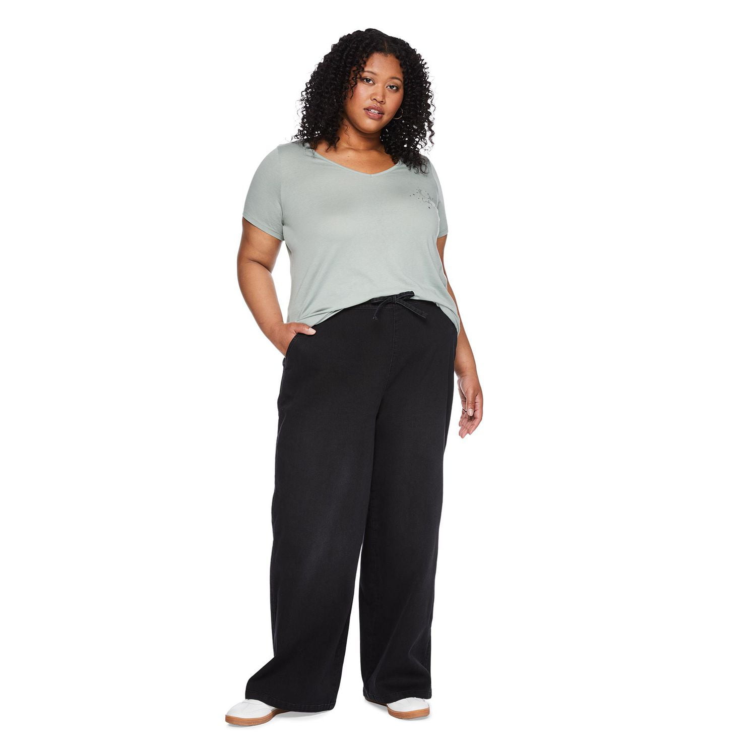 George Women's Plus V-Neckline Tee, Sizes 1X-4X