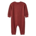 thumbnail image 2 of George Baby Boys' Waffle Henley Romper, 2 of 2
