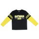 T-shirt actif à manches trompeuses longues à encolure ras du cou pour garçons de Batman – image 1 sur 1