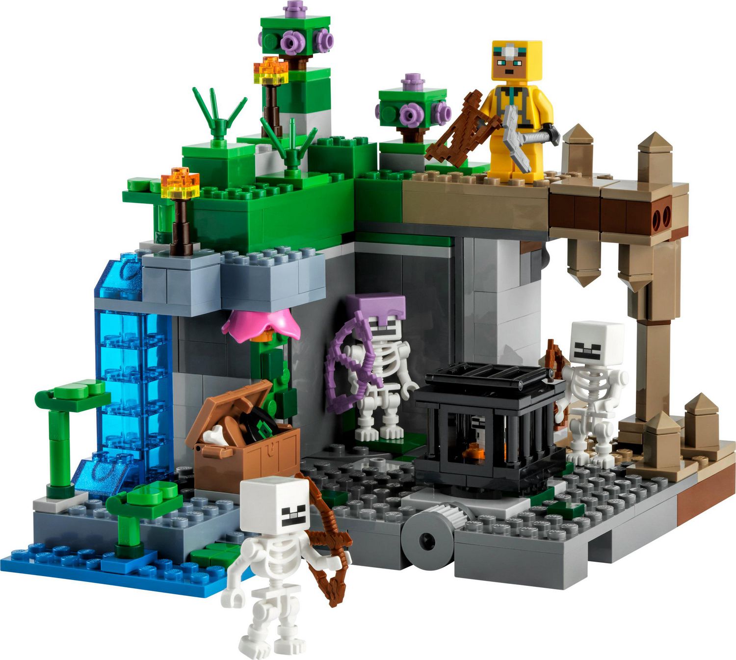 LEGO Minecraft The Skeleton Dungeon 21189 Toy Building Kit 364