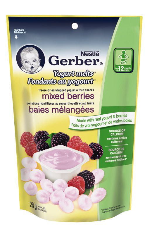 GERBER® Yogurt Melts Mixed Berries Walmart Canada
