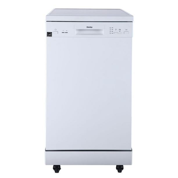 Danby DDW1805EWP Lave-vaisselle portable de 18 po de large en Blanc