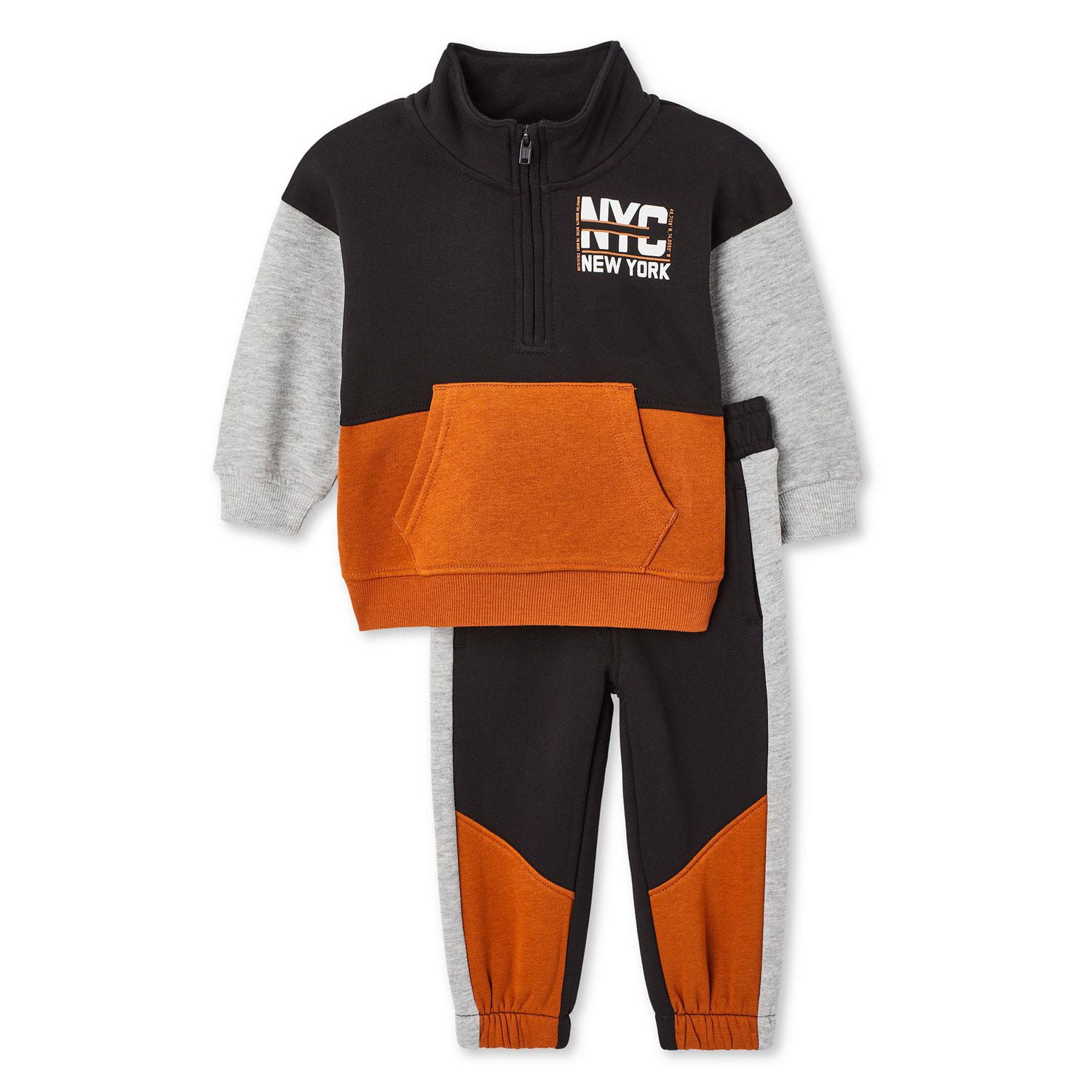 Ensemble 2 pièces avec coton ouaté George pour bébés garçons Tailles 0-24 mois