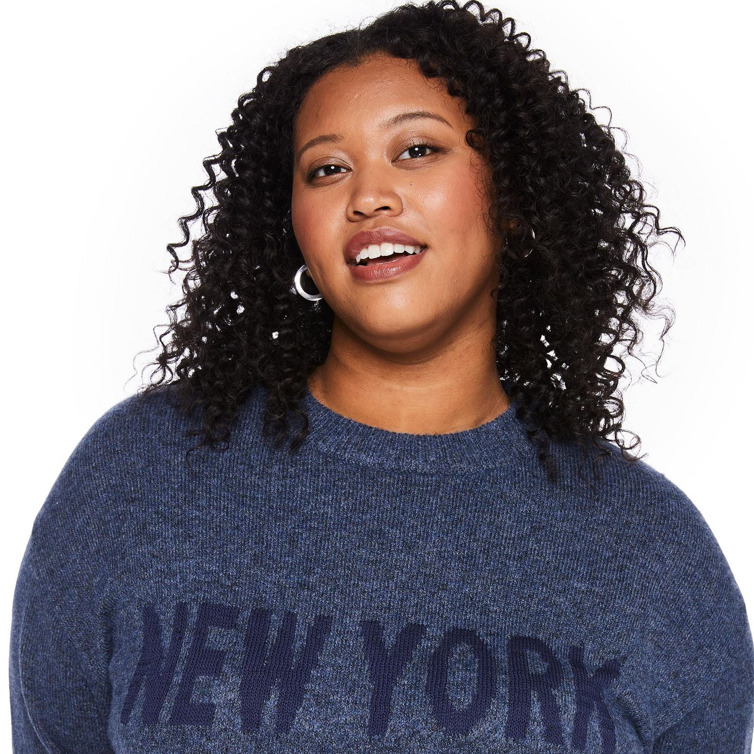 George Women's Plus Crew Neckline Popover, Sizes 1X-4X