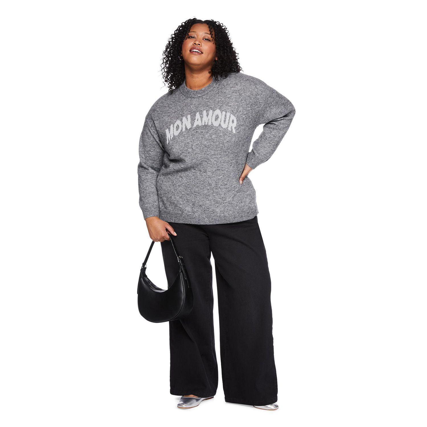 George Women's Plus Crew Neckline Popover