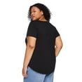 thumbnail image 3 of George Women's Plus Scoop Neckline Tee, 3 of 6