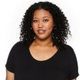 thumbnail image 4 of George Women's Plus Scoop Neckline Tee, 4 of 6
