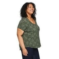 thumbnail image 2 of George Women's Plus Scoop Neckline Tee, 2 of 6
